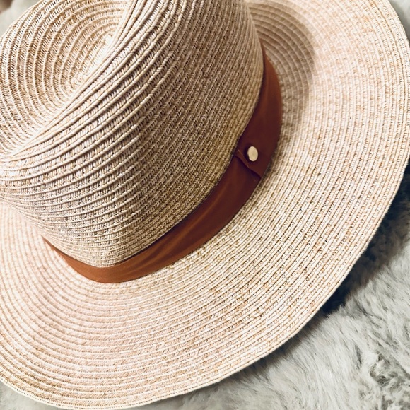 Nordstrom Women’s Natural and Tan Straw Hat main image 5